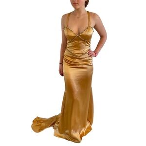 Jovani Gown Gold Color